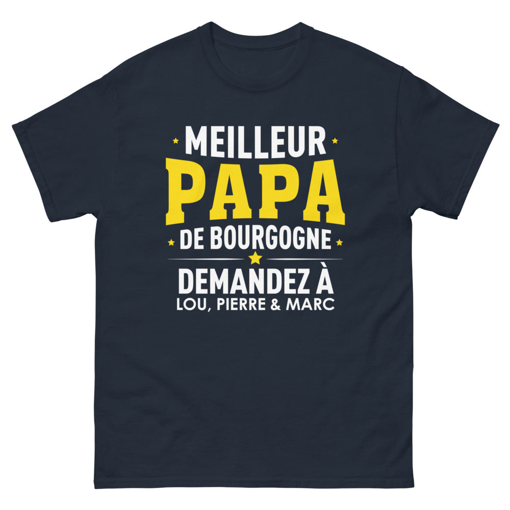 T-shirt Bourgogne marine - Demandez à Lou, Pierre & Marc
