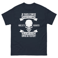 Thumbnail for T-shirt Corse noir dos - finir les combats