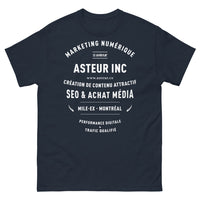 Thumbnail for T-shirt marketing numérique Montréal Mile-Ex marine - esprit numérique local