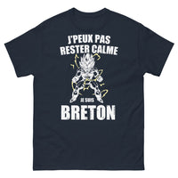Thumbnail for T-shirt Breton marine - Version sombre lisible