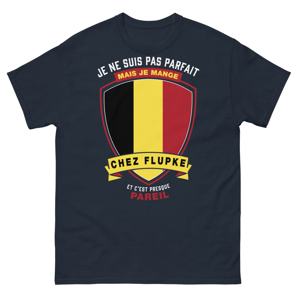 T-shirt Bruxellois marine - Je ne suis pas parfait