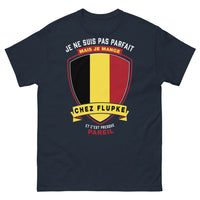 Thumbnail for T-shirt Bruxellois marine - Je ne suis pas parfait