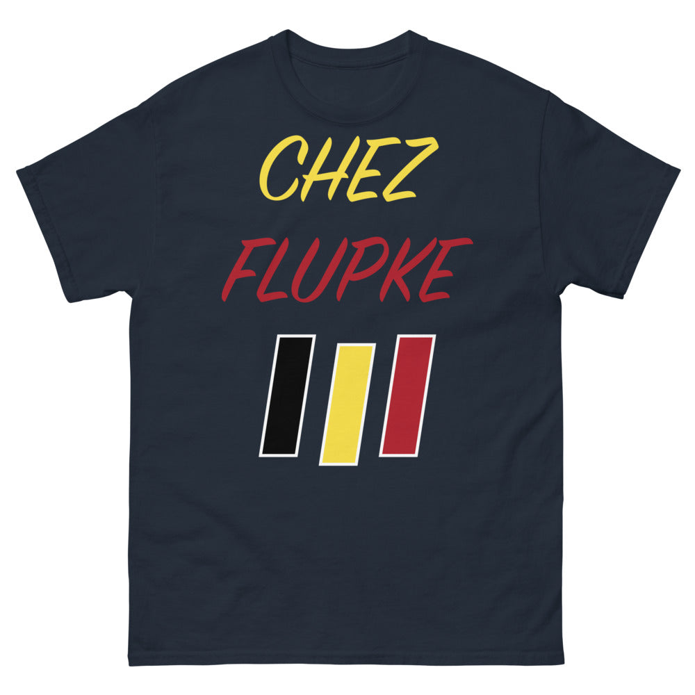 T-shirt Bruxelles marine - zwanze des bistrots bruxellois