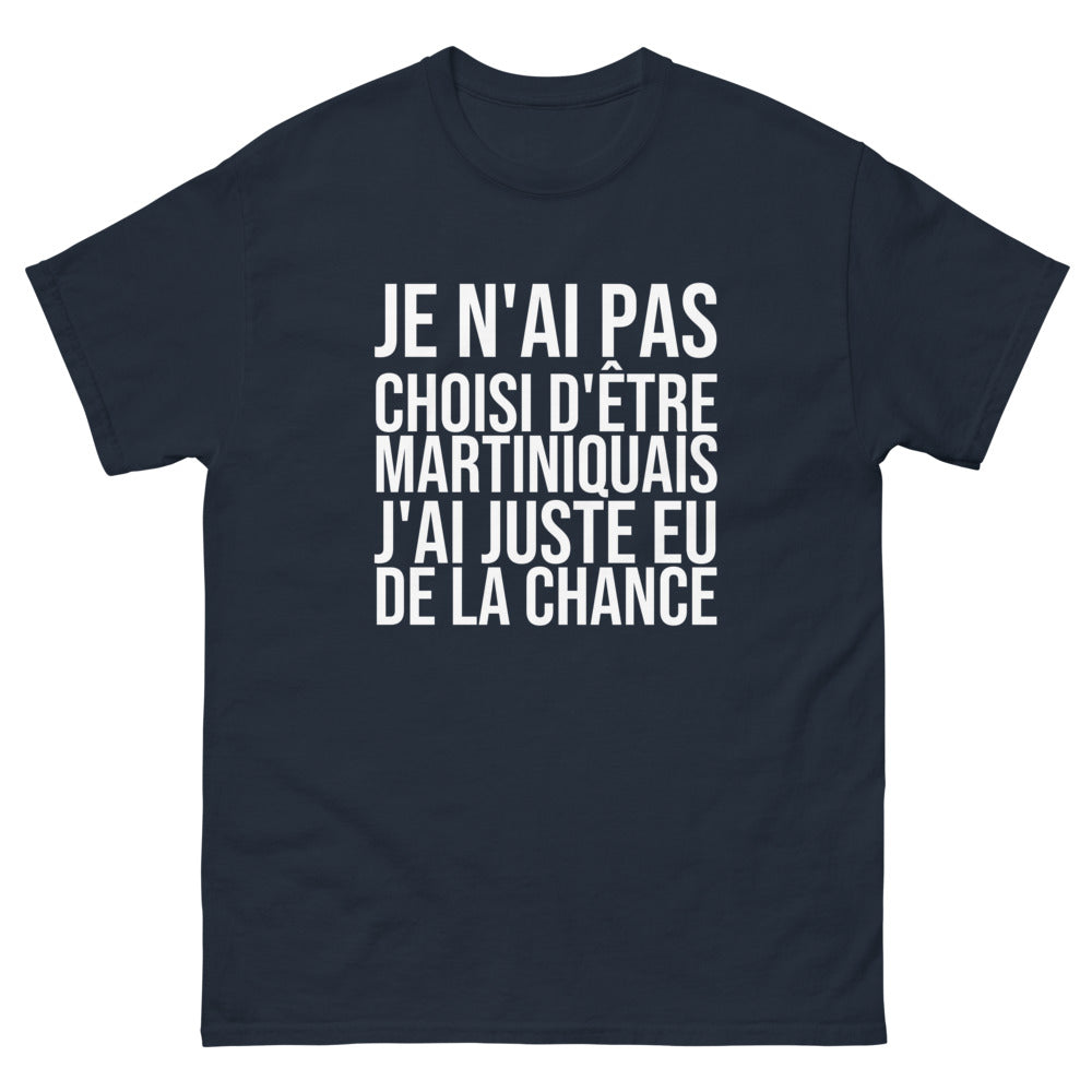 T-shirt Je N'ai Pas Choisi d'Être Martiniquais