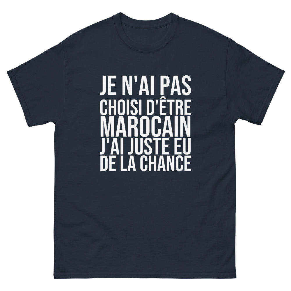 T-shirt Je N'ai Pas Choisi d'Être Marocain