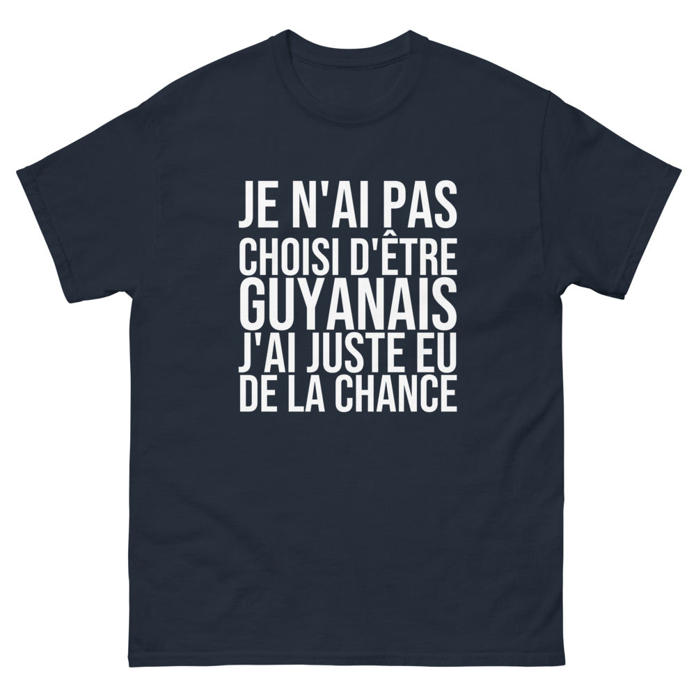 T-shirt Je N'ai Pas Choisi d'Être Guyanais