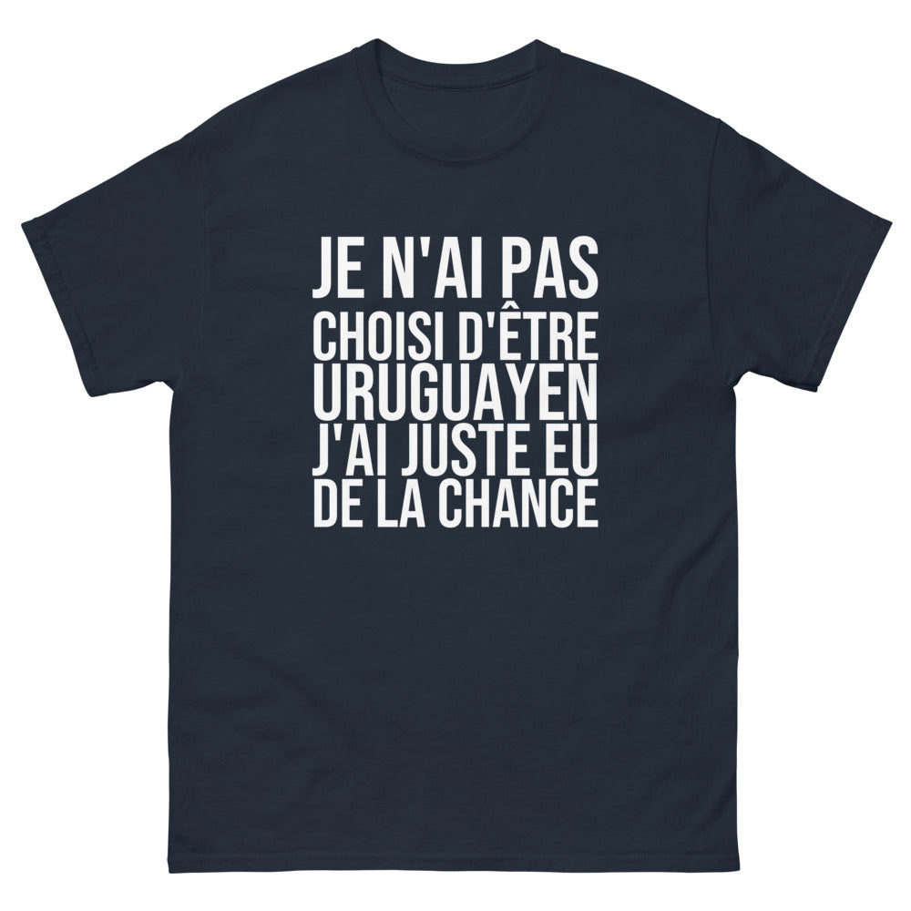 T-shirt Je N'ai Pas Choisi d'Être Uruguayen