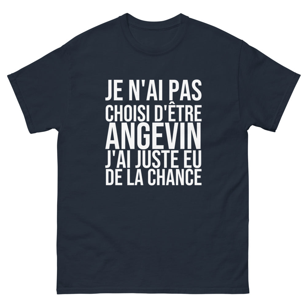 T-shirt Je N'ai Pas Choisi d'Être Angevin