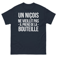 Thumbnail for T-shirt Un Niçois Ne Vieillit Pas, Prend de la Bouteille