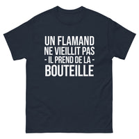 Thumbnail for T-shirt Un Flamand Ne Vieillit Pas, Prend de la Bouteille