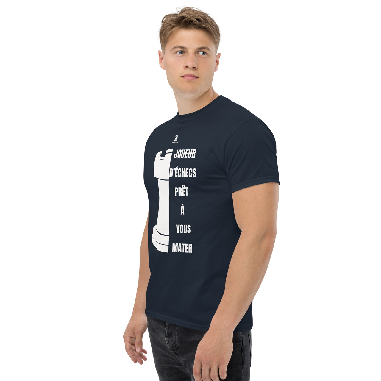 T-shirt Échecs noir - Prêt à vous mater