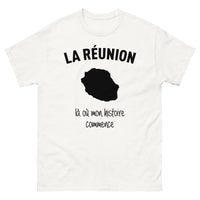 Thumbnail for T-shirt La Réunion blanc - Origines et fierté de l'île