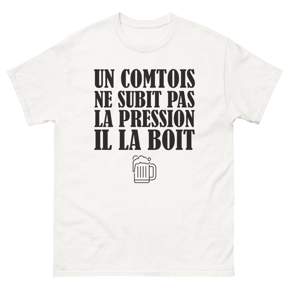T-shirt Comtois blanc - Pression et Fierté