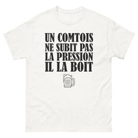 Thumbnail for T-shirt Comtois blanc - Pression et Fierté