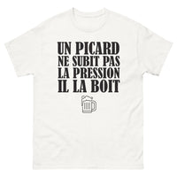 Thumbnail for T-shirt Picard blanc - Un Picard ne subit pas la pression