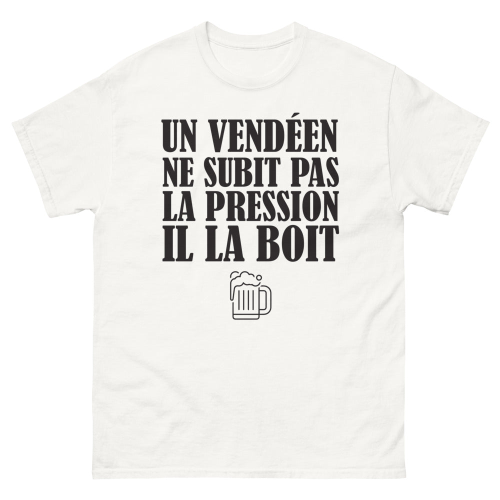 T-shirt Vendée blanc - Humour local et pression