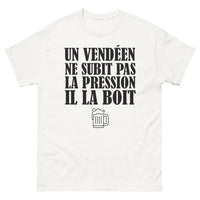 Thumbnail for T-shirt Vendée blanc - Humour local et pression