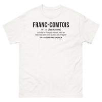 Thumbnail for T-shirt Franc-Comtois blanc - Soyez un Français beaucoup plus cool
