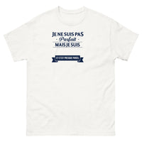 Thumbnail for T-shirt drôle blanc - Je ne suis pas parfait, mais presque