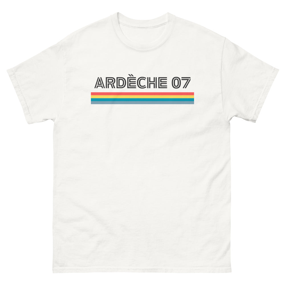 T-shirt Ardèche blanc - Fier de ses Racines