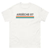 T-shirt Ardèche blanc - Fier de ses Racines