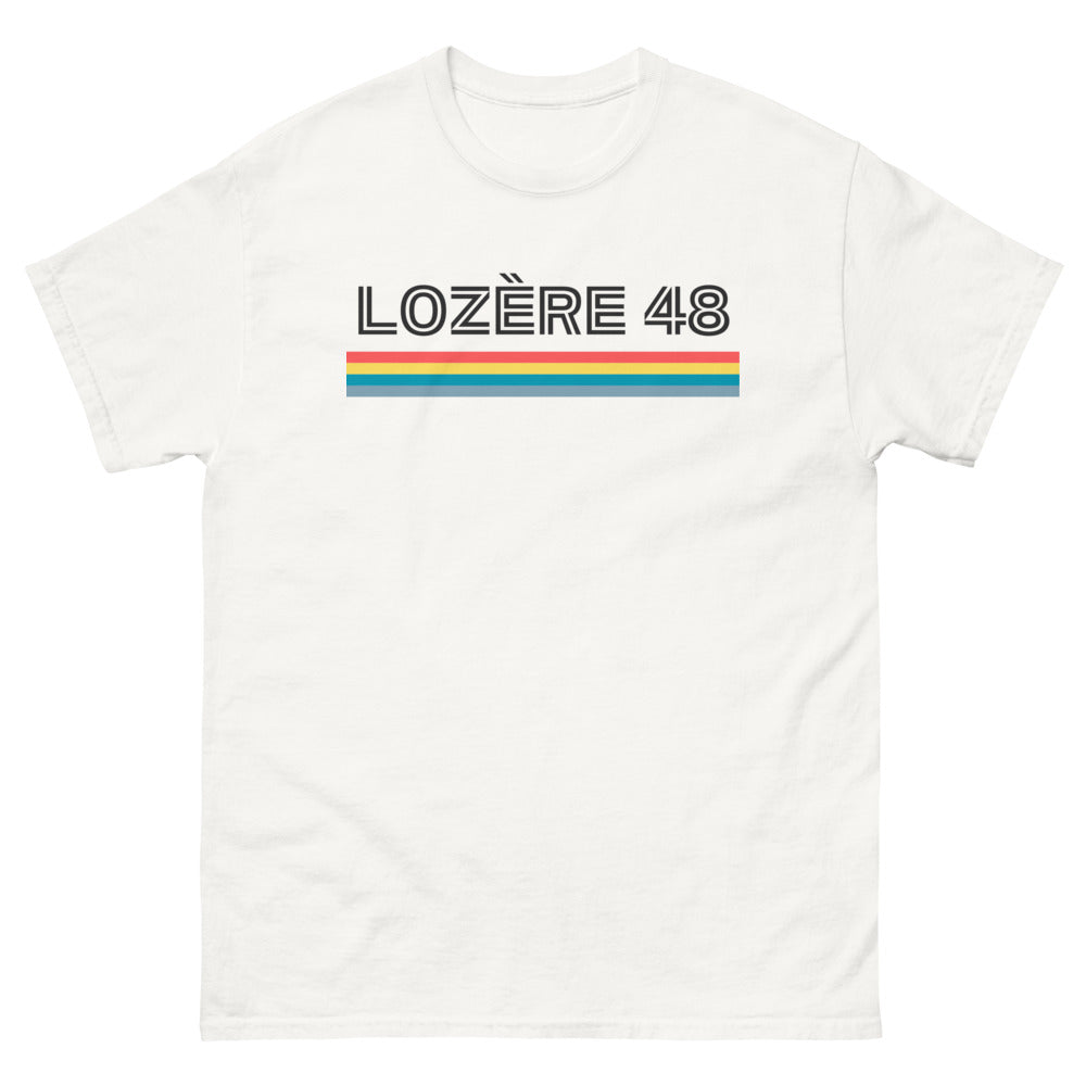 T-shirt Lozérien blanc - Fierté et humour pour vos racines