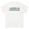 T-shirt Lozérien blanc - Fierté et humour pour vos racines