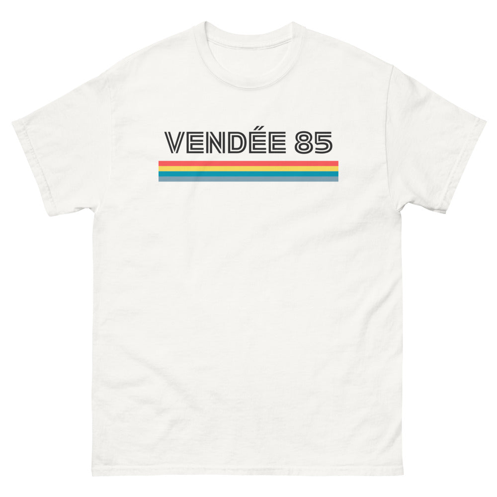 T-shirt Vendée 85 blanc - Fierté Régionale