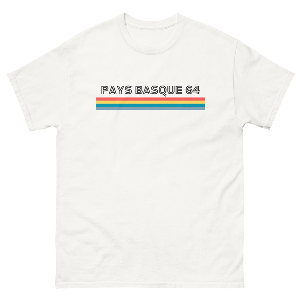 T-shirt Pays Basque blanc - Souvenir chaleureux et nostalgique