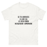 Thumbnail for T-shirt Bretagne blanc - Dévoreur de Kouign Amann humoristique
