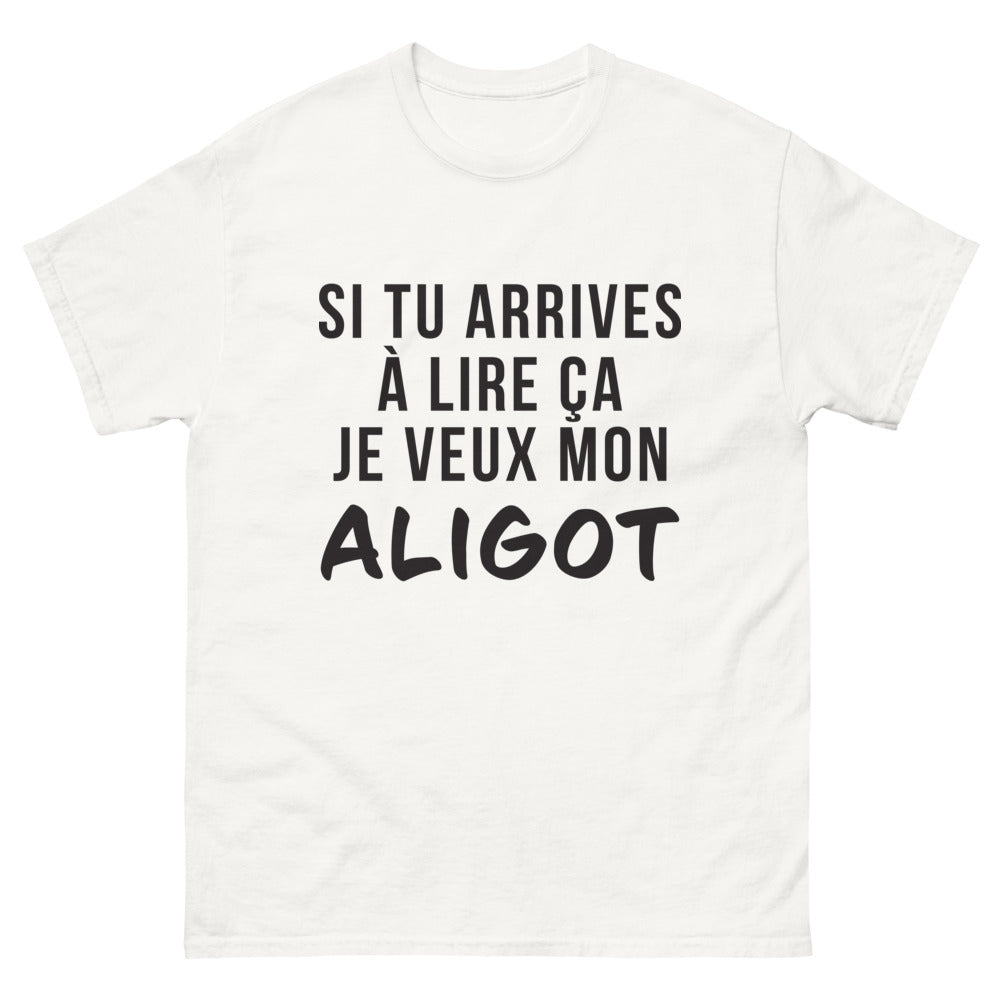 T-shirt Aveyron blanc - À lire seulement pour les amateurs