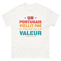 Thumbnail for T-shirt Portugal blanc - Un Portugais prend de la valeur