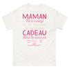 T-shirt Maman blanc - Maman, on a essayé de te trouver le meilleur cadeau
