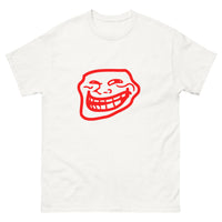 Thumbnail for T-shirt Nostalgie Internet blanc - design Trollface emblématique