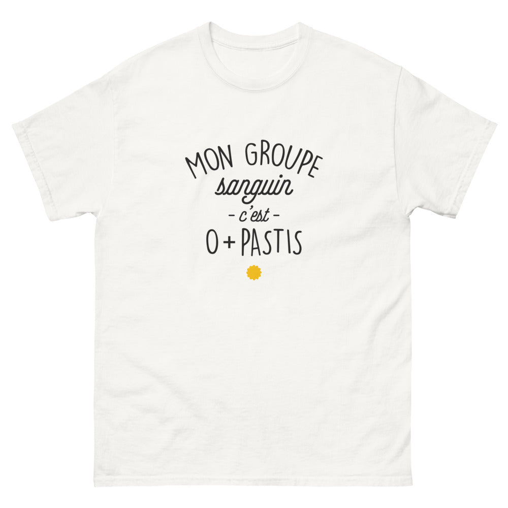 T-shirt Sud blanc - hommage humoristique au pastis