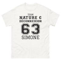 Thumbnail for T-shirt Nature & Déconnexion blanc - Évasion stylée avec Simone