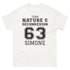 T-shirt Nature & Déconnexion blanc - Évasion stylée avec Simone
