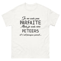 Thumbnail for T-shirt Peteers blanc - Je Ne Suis Pas Parfaite