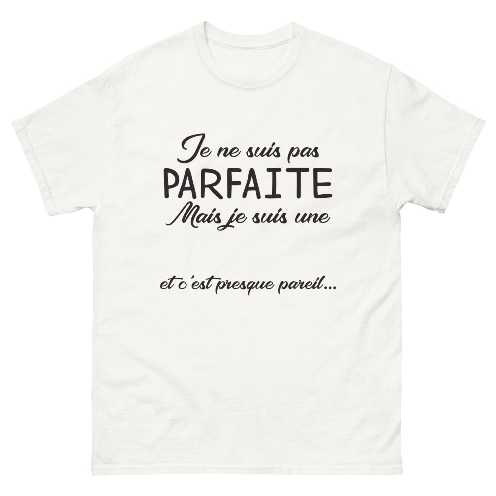 T-shirt Bretagne blanc - Je ne suis pas parfaite, mais presque