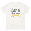 T-shirt Ancelly blanc - Je ne suis pas parfaite mais presque