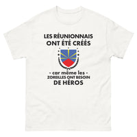 Thumbnail for T-shirt Réunionnais blanc - Héros des Zoreilles