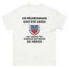 T-shirt Réunionnais blanc - Héros des Zoreilles