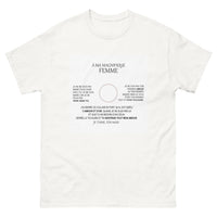 Thumbnail for T-shirt amour éternel blanc - Message d'amour chaleureux