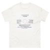 T-shirt amour éternel blanc - Message d'amour chaleureux
