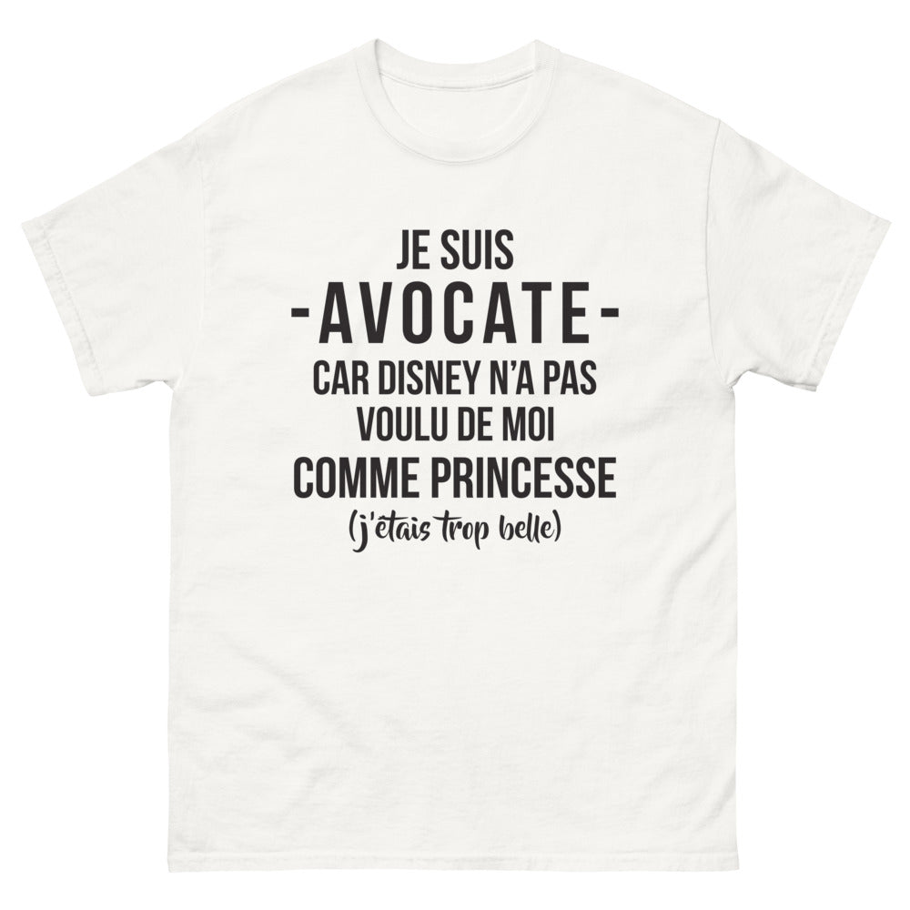 T-shirt Avocate blanc - Rêves de Princesse non Réalisés
