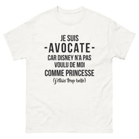 Thumbnail for T-shirt Avocate blanc - Rêves de Princesse non Réalisés
