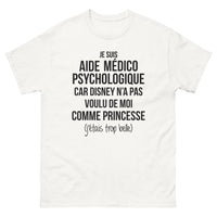 Thumbnail for T-shirt Aide Médico-Psychologique blanc - Le côté princesse refusé