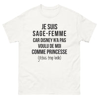 Thumbnail for T-shirt Sage-Femme blanc - Trop belle pour Disney