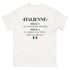 T-shirt Italie blanc - Règle 1: J'ai toujours raison
