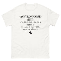 Thumbnail for T-shirt Aveyronnaise blanc - J'ai toujours raison